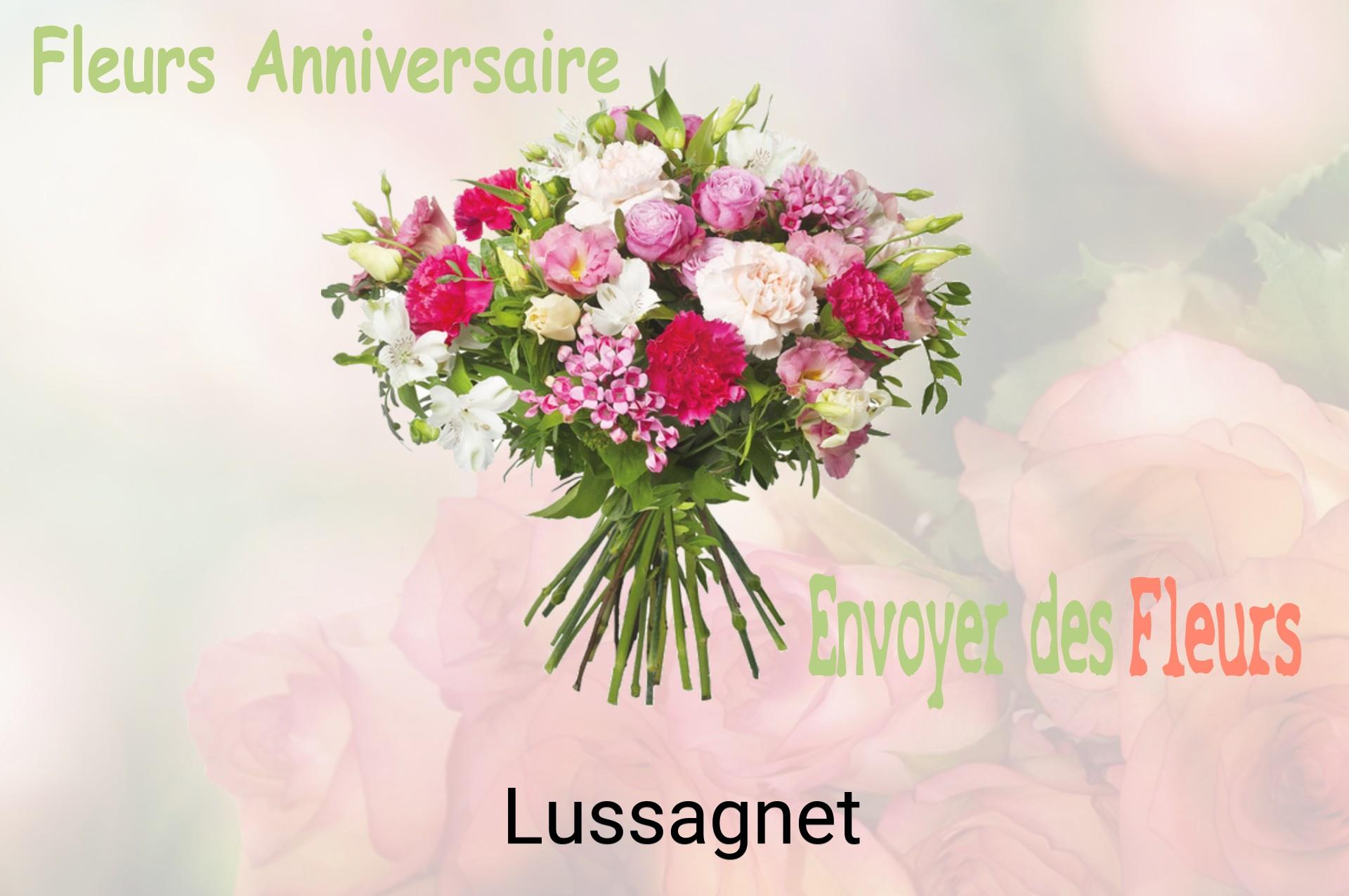 Bouquet de fleurs d’anniversaire livré à Lussagnet