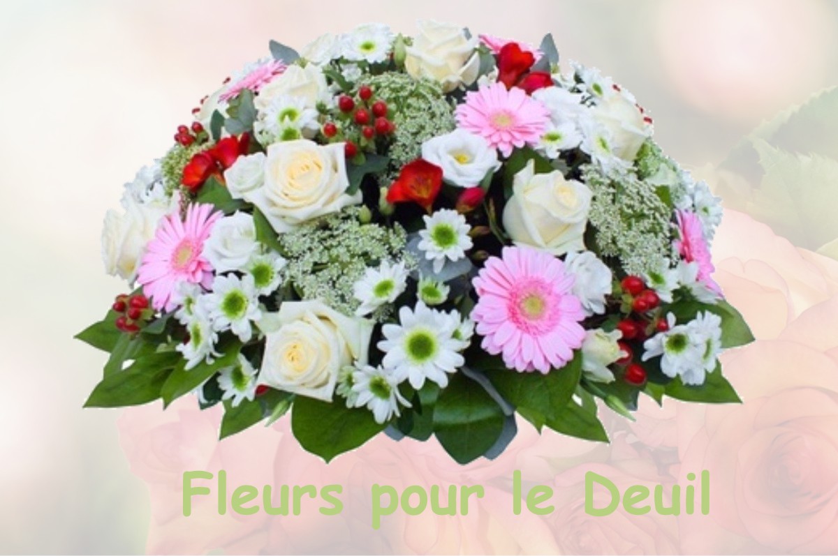 fleurs deuil LUSSAGNET